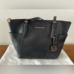 Michael Kors, Shoulder Bag, Signature MK black